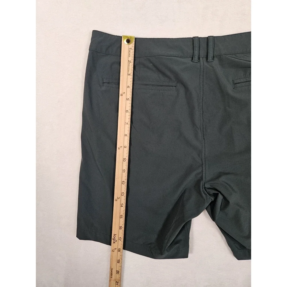 Cuts Shorts Mens‎ 34 Green AO Hybrid Quick Dry Slim Fit Chino Pockets - Picture 8 of 10